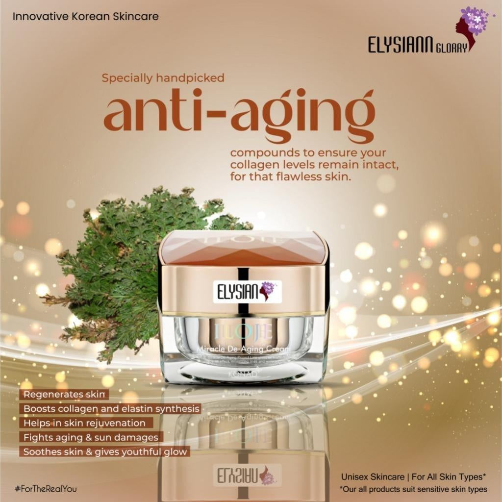 Elysiann Glorry Iloje Miracle De-Aging Cream