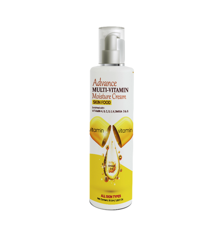 Advance Multi-Vitamin Moisture Cream Skin Food Enriched with- Vitamin A, B, C, D, E, K, OMEGA 3 & 6