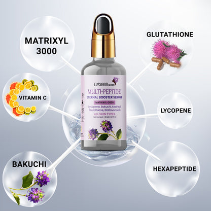 Multi-Peptide Eternal Anti-Aging Booster Serum , Niacinamide, Bakuchi, Matrixyl Enriched With Lycopene.
