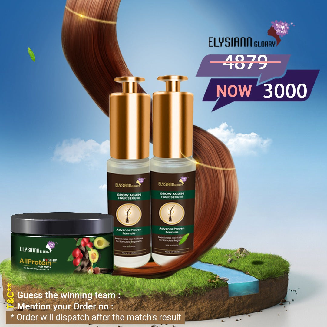 Hair Care Regime ( Hair Mask 1 Pcs + Hair Serum 2 Pcs )