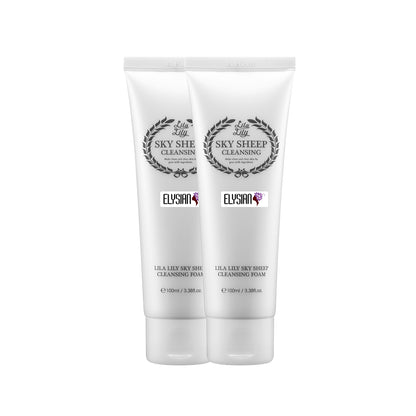 Lila Lily Sky Sheep Skin Cleansing Foam | Natural Cleansing Milk